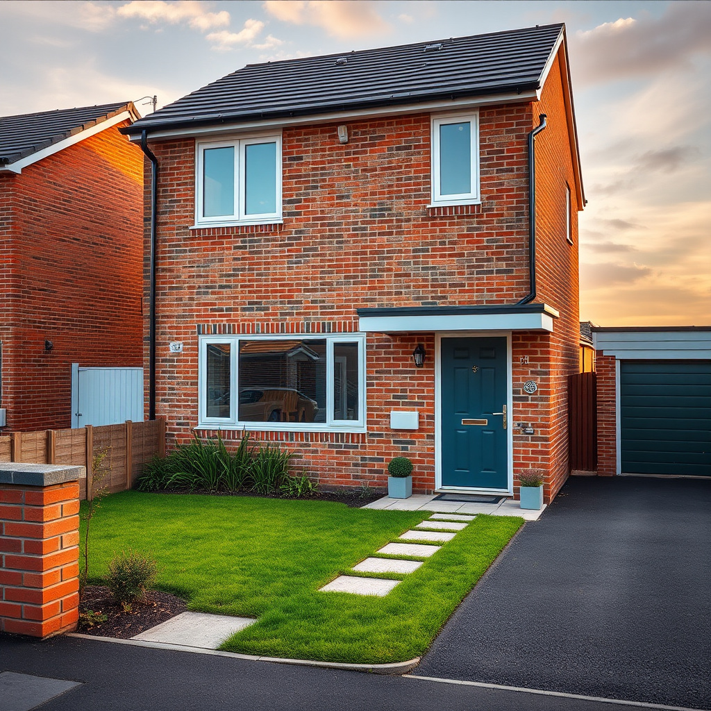 Contemporary three-bed semi in popular area with low bills on market for £285k